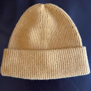 Classic Tan Knit Beanie